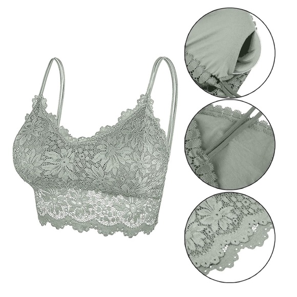 5 Pcs Lace Bralettes - Picture 2 of 7
